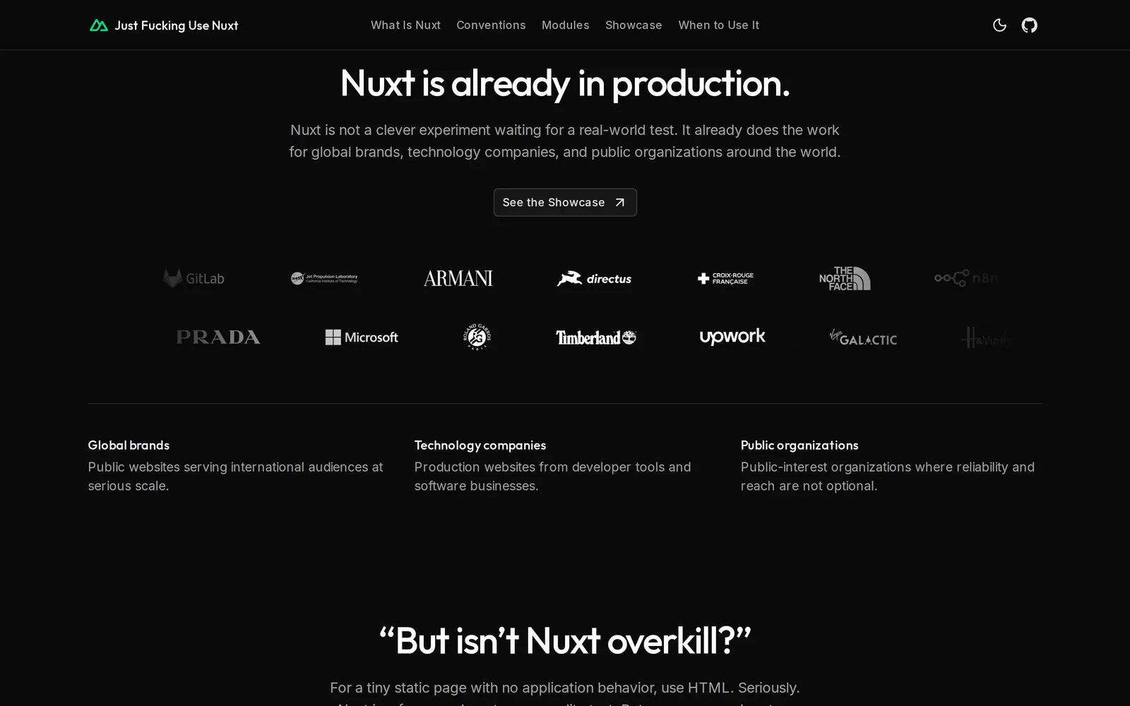New production section: two rows of company logos